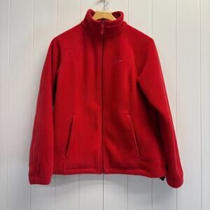 Columbia Womens Athleisure Trail Hiking Full Zip Fleece Jacket Size L Classic
